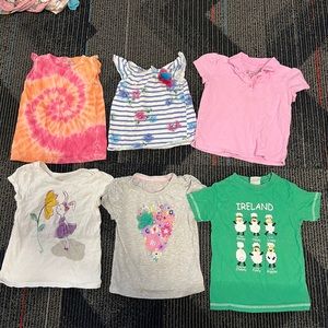 Little girl tops and shirts bundle
